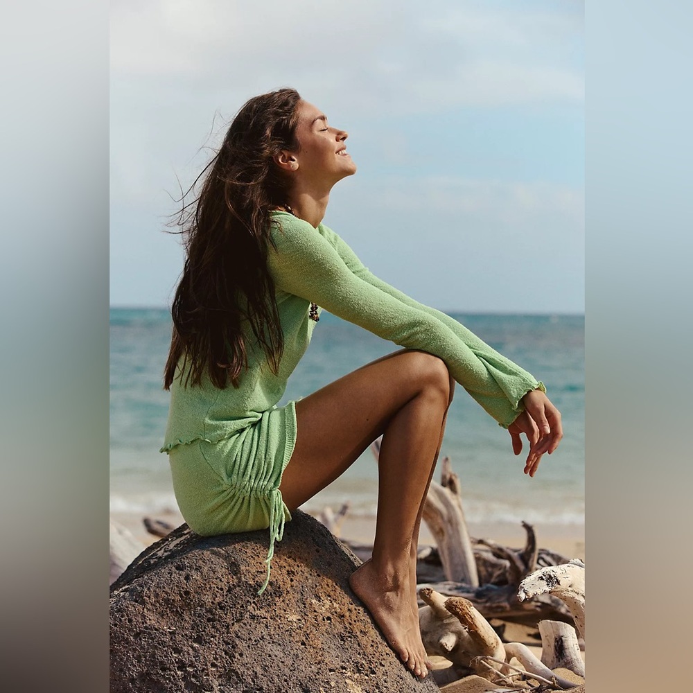 Free People Cabo Sweater Skirt Set